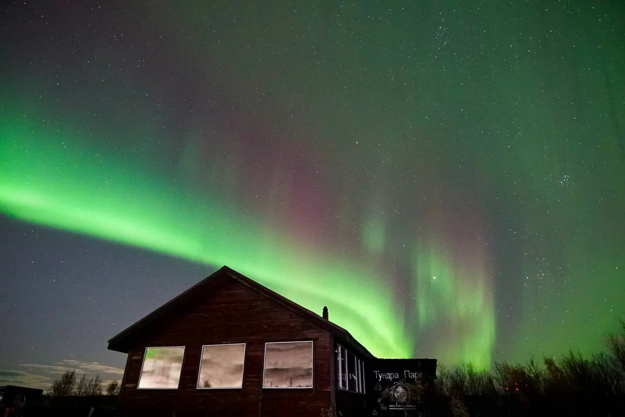 Северное сияние под Мурманском — фото 2 из тура Aurora Trip