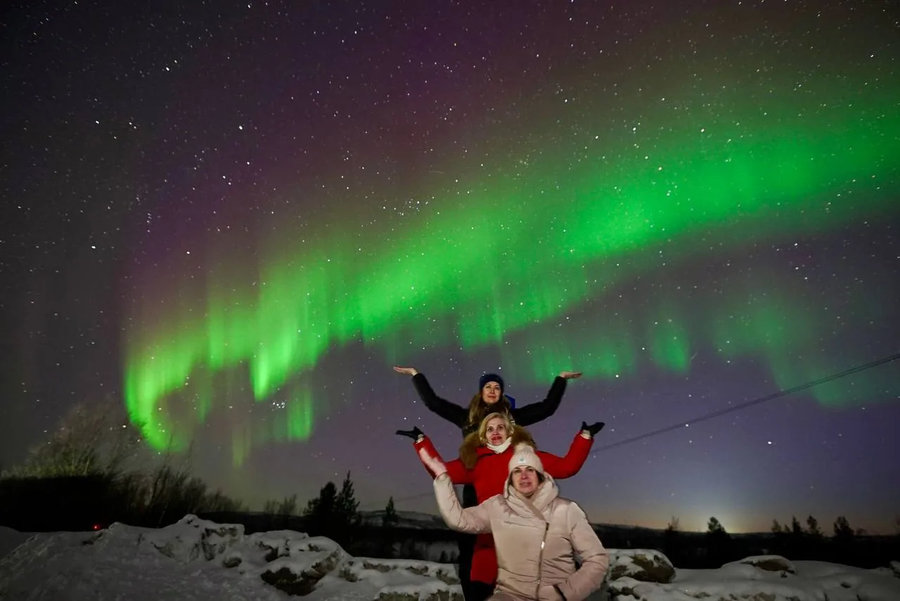 Северное сияние под Мурманском — фото 3 из тура Aurora Trip