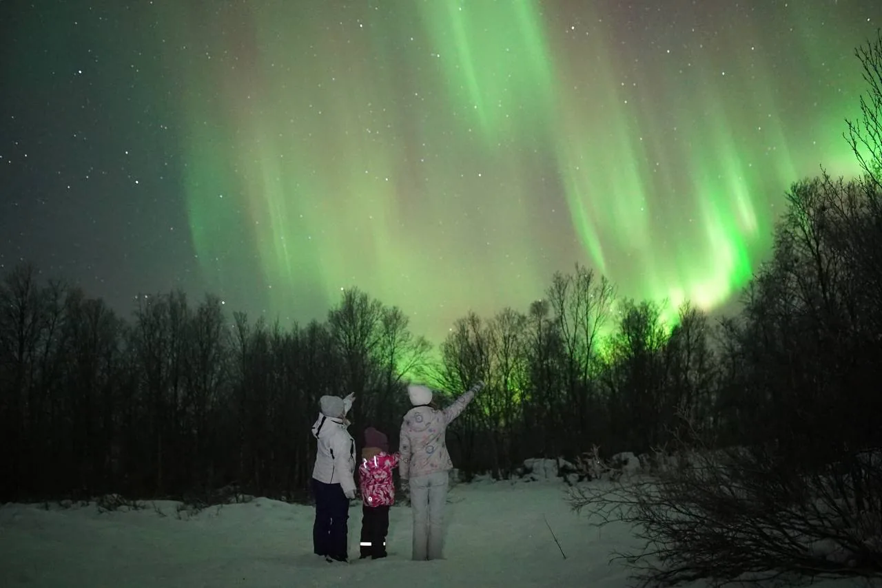 Северное сияние под Мурманском — фото 13 из тура Aurora Trip