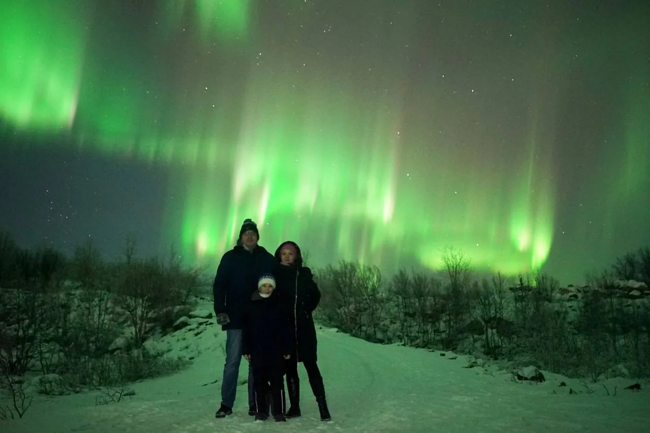 Северное сияние под Мурманском — фото 14 из тура Aurora Trip
