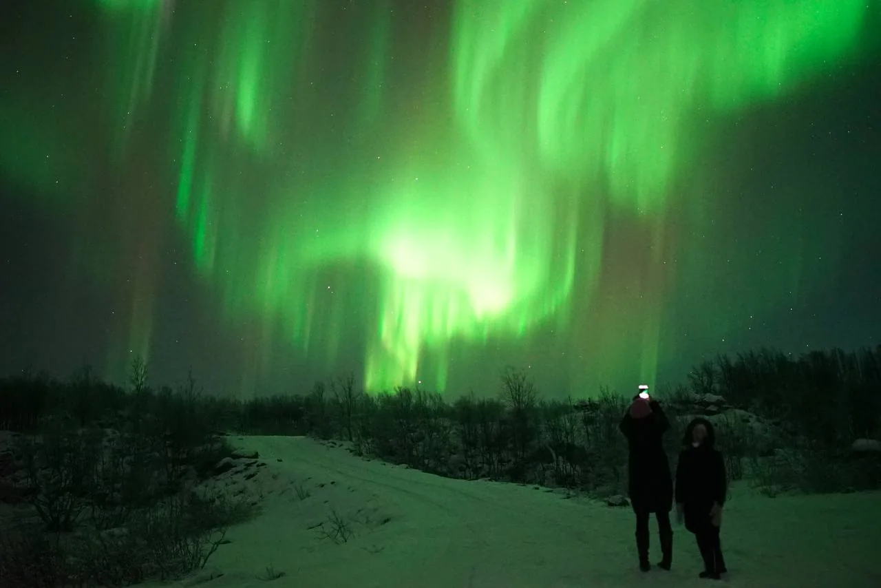Северное сияние под Мурманском — фото 15 из тура Aurora Trip