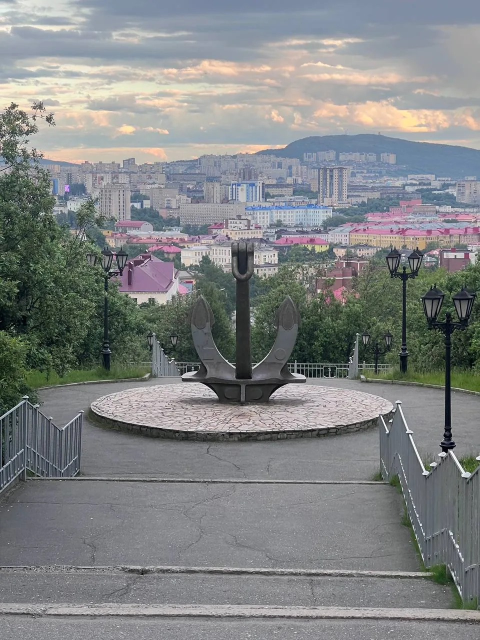 Панорама Мурманска со смотровой площадки